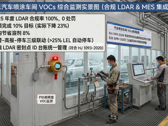华东某汽车主机厂喷涂车间 VOC 在线监测改造