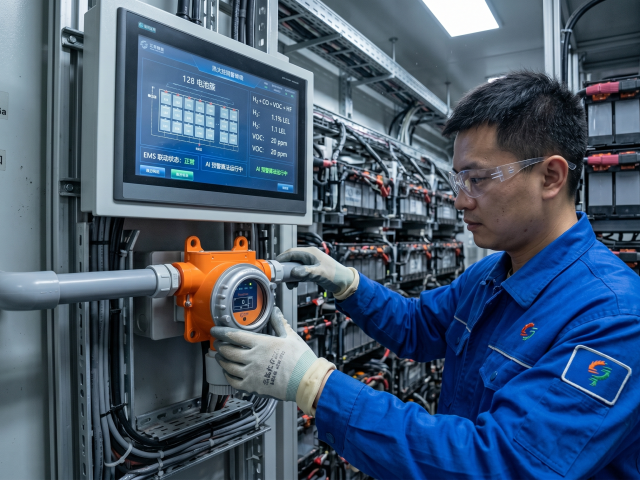 江苏某 200 MWh 集中式储能电站气体监测项目