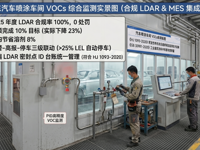 华东某汽车主机厂喷涂车间 VOC 在线监测改造