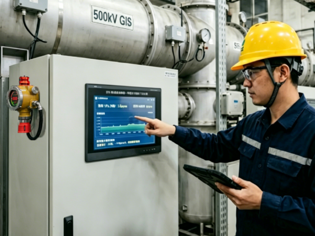 华东某省 500kV 输变电站 SF6 监测网络建设