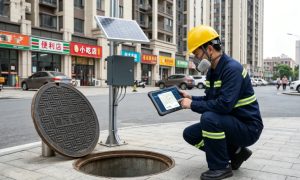某区域市政管网雨污水井异味与气体监测试点