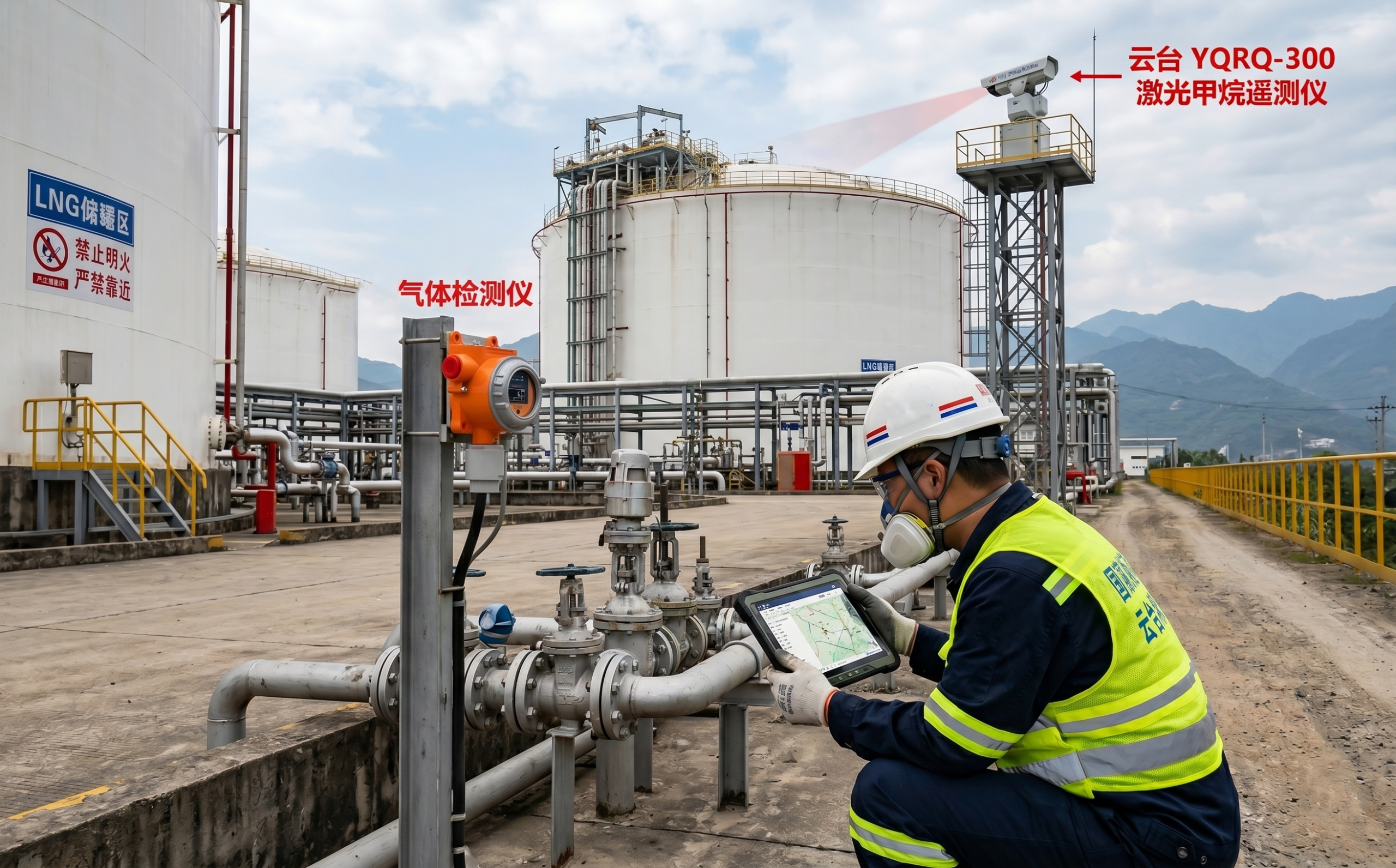 西南某 LNG 接收站储罐区可燃气体监测升级